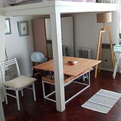 Cool trendy stylish studio with mezzanine in Recoleta