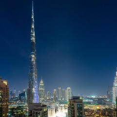 Marco Polo - 2 BR with Burj Khalifa View - 5 min to Dubai Mall