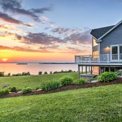 Lake View Champlain Home with Hot Tub and Sauna!