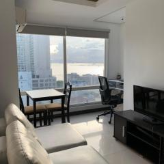 1 BR with balcony, fully furnished overlooking Manila Bay at Birch Tower, Malate, Manila