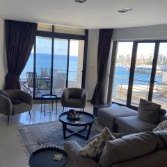 Luxury Bay View 3 Bed 3 Bath Seafront Apartment in St Paul's Bay