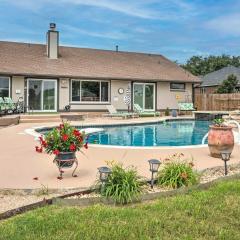 Hot Tub, Pool, and Fire Pit Gorgeous Hutto Home