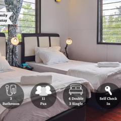 Jalan Kuhara 300 mbps Detach Bungalow Family Fun BBQ Homestay