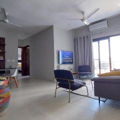 Superbly Modern and Airy Two Bedroom Seaside Apartment with Balcony