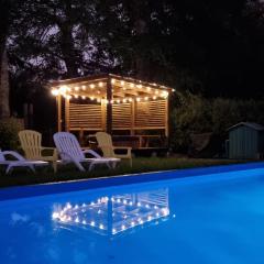 La Casa del Árbol Villarrica Cabañas-Piscina-Tinajas