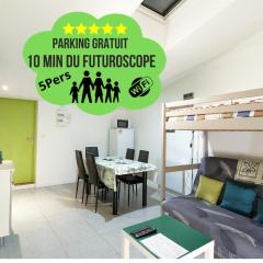 Appartement entier meublé à Beaumont proche Futuroscope et Poitiers Technopole