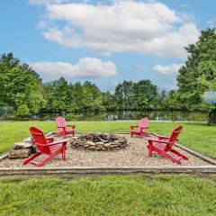 Waterfront Missouri Escape with Private Pond and Dock!