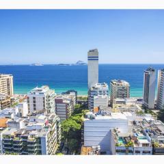 Top Apart Leblon - Flat com varanda, e terraço panorâmico