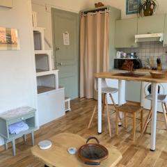 Studio Mezzanine 20m², 2 pers, Parking, Ascenseur, Amélie-les-Bains - FR-1-703-150