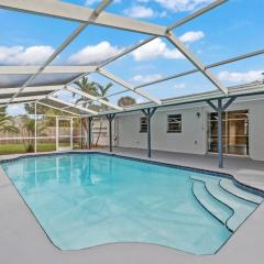 Pool house near beach