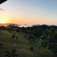 Vue imprenable sur le lagon de Bora Bora