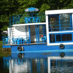 Maison flottante sur la seille