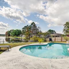 Screened Porch Waterfront Home in Deltona!