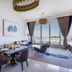 Stunning Views & Palm Marina Views & 39th floor