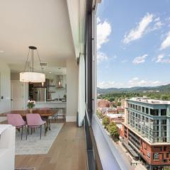 'Panoramic Pack Square' A Luxury Downtown Condo with views of Pack Square Park at Arras Vacation Rentals