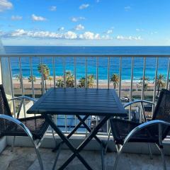 Appartement d'une chambre a Nice a 200 m de la plage avec vue sur la mer terrasse et wifi