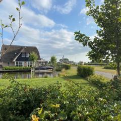 Beautiful wellness villa with sauna, on a holiday park on the Tjeukemeer