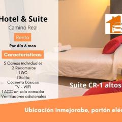 Htl & Suites Camino Real, ubicación, parking, facturamos