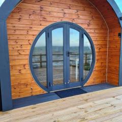 Spring Tide Cliff Top Glamping Pod with direct Sea Views