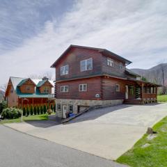 Maggie Valley Cabin with Private Hot Tub and Game Room