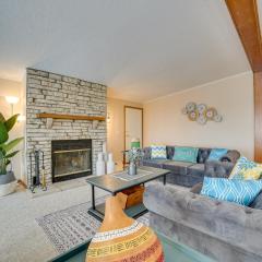 Cheboygan Getaway with Fire Pit and Lake Access!