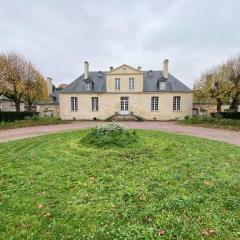 Large castle with garden near Caen