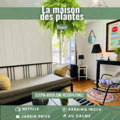 La Maison des Plantes, charmante, atypique et cosy pour 4 personnes avec parking et jardin