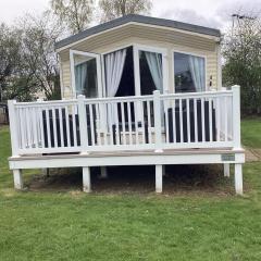 Luxury caravan at Seton Sands