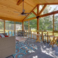 Guntersville Lake Home with Deck and Covered Boat Slip