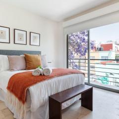 Urban Classic CDMX 2BD 4PAX// Céntrico con balcón