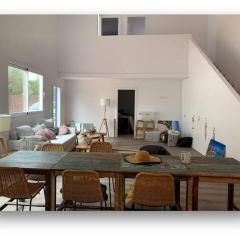 Gorgeous Beach Villla with AC pool, 300m2 from Playa Mitjorn and pool