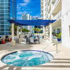 Brickell Miami Unit, Amazing view, balcony, Pool, 1 free Parking