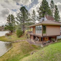 Secluded Holter Lake Vacation Rental with Deck!