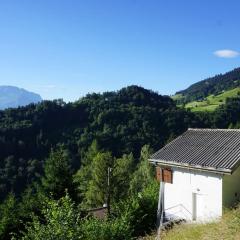 HERZLI-CHALET über dem Rheintal mit Schlossblick