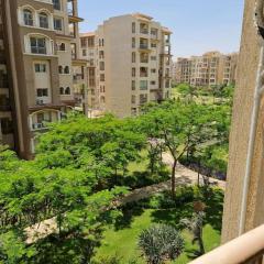 Apartment in Madinaty with garden view- 2 bedrooms with all appliances near Cairo Airport