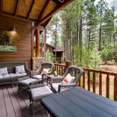 Deck and Fire Pit Show Low Villa in the Pines