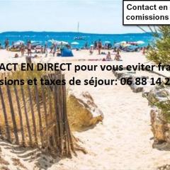 Le Lavandou 6 pers. + parking privé + terrasse (au calme)