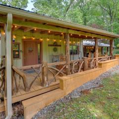 Relaxing Cosby Cabin with Fire Pit and Covered Porch!