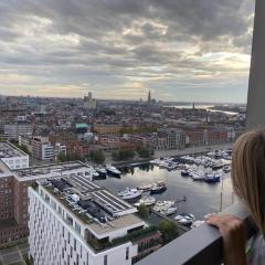 UNIEK appartement - mooiste uitzicht op Antwerpen!