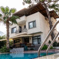 Spacious Villa with Sea and Mountain View