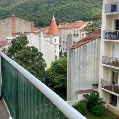 Charmant Studio Centre Amélie-les-Bains avec Balcon, Garage et Ascenseur - FR-1-703-132