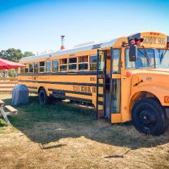 American School Bus Glamping - Somerset