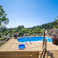 One bedroom house with shared pool enclosed garden and wifi at Vilar de Ferreiros