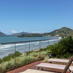 Apto beira mar c Wi Fi na Praia Grande Ubatuba SP