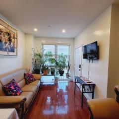 Beautiful bedroom in a private home with access to patio