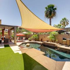 Pool, Fire Pit and Grill Goodyear Home!