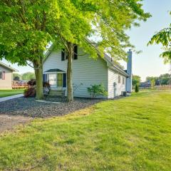 Riverfront Au Gres Cottage with Fire Pit and Grill!