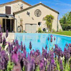 Charmant gîte piscine privée chauffée climatisé aux portes du Périgord entre Villeréal et Monpazier