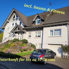 Ferienwohnung Fitness Entspannung Sauna im Westerwald