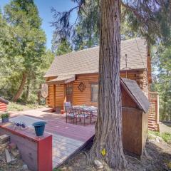 Crestline Area Vacation Rental Cabin with Decks!